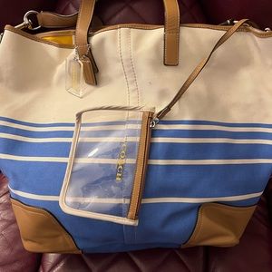 Coach large tote bag